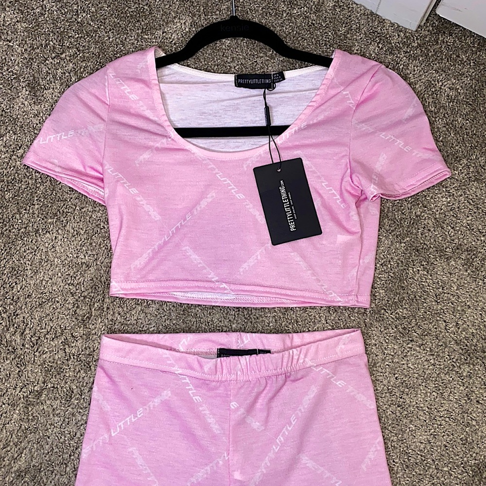 Pretty Little Thing Pink Pajama Set